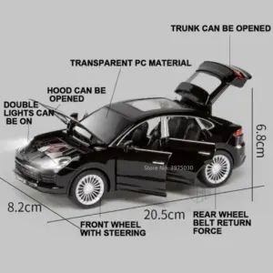White 1:24 Scale Porsche Cayenne S Model Car 11 Sa816bd705b1144d0a8ad638fba5fbb4ev