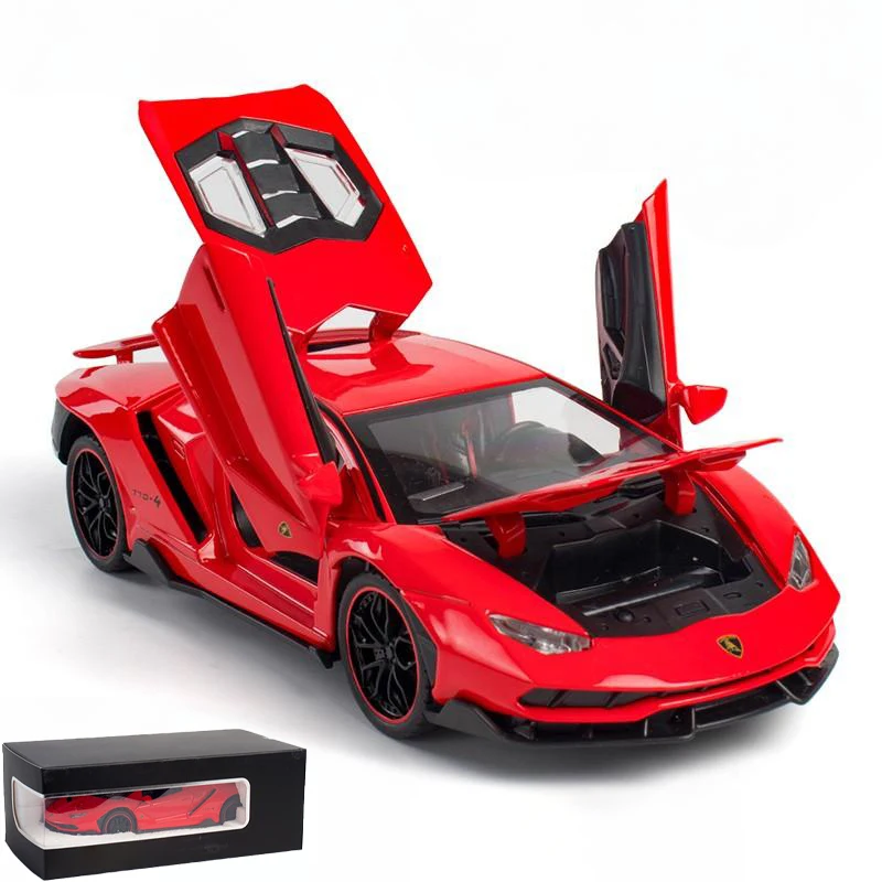 1:24 Scale Diecast Sports Car Model in Bright Colors 7 1:24 Scale Diecast Sports Car Model in Bright Colors - Image 7