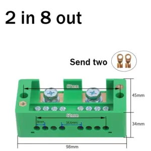 Green Household Electrical Terminal Box with Multiple Outlets 14 Sa84c52d98adc4a01abf697658885ec8ex
