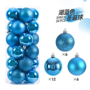 Colorful Christmas Ornament Set – 24 Pieces 19 Sa853c949a5fc49998548b0cef91d83daY