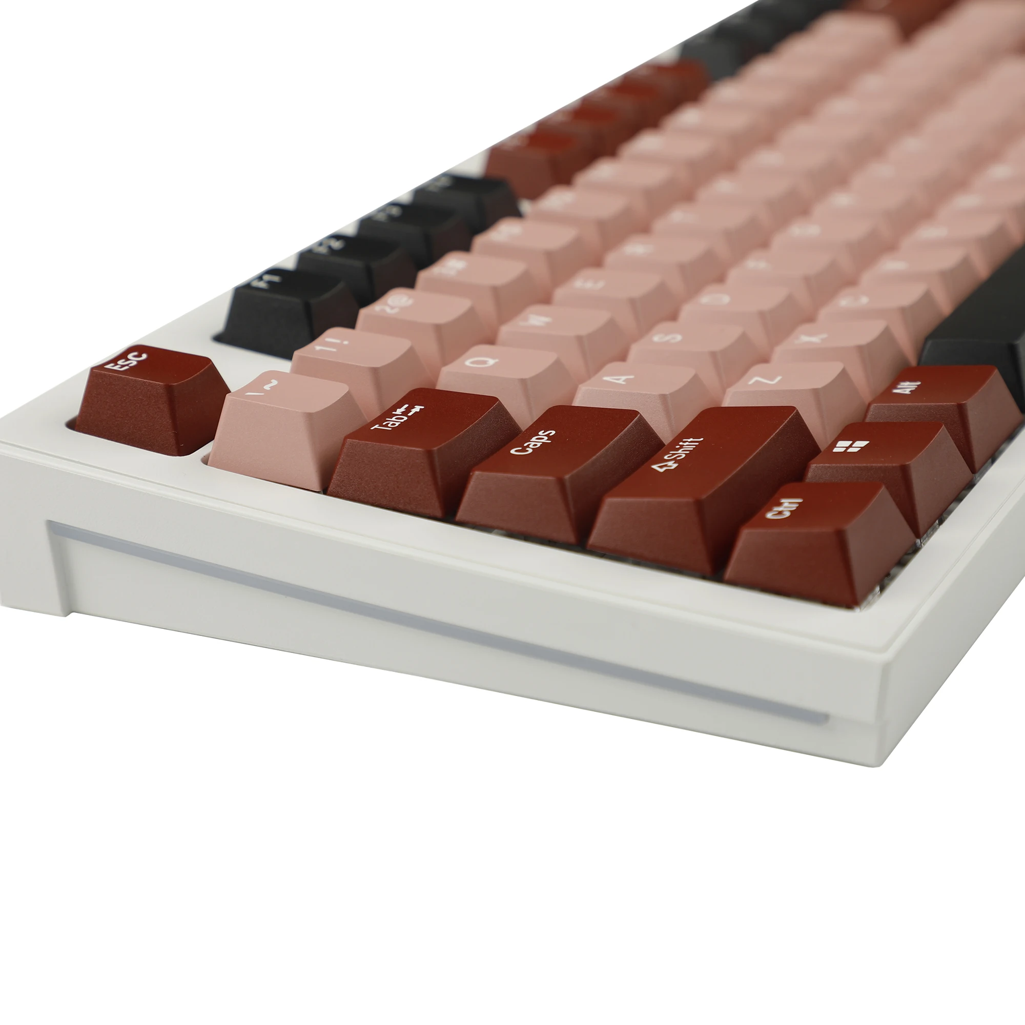 YMDK Red Samurai 108-Key PBT Keycap Set 5 YMDK Red Samurai 108-Key PBT Keycap Set - Image 5