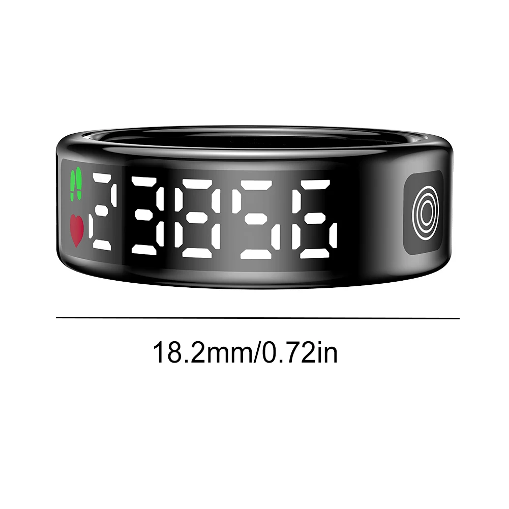 Stainless Steel Smart Ring with LED Display 6 Stainless Steel Smart Ring with LED Display - Image 6