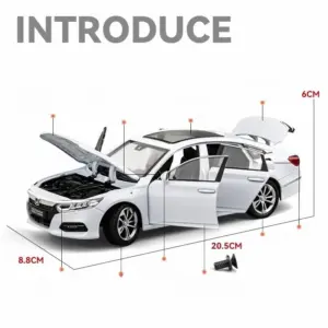 1:24 Honda Accord Miniature Model in White 10 Sa86bd28944ab45c6b88f5f26e926df1aa