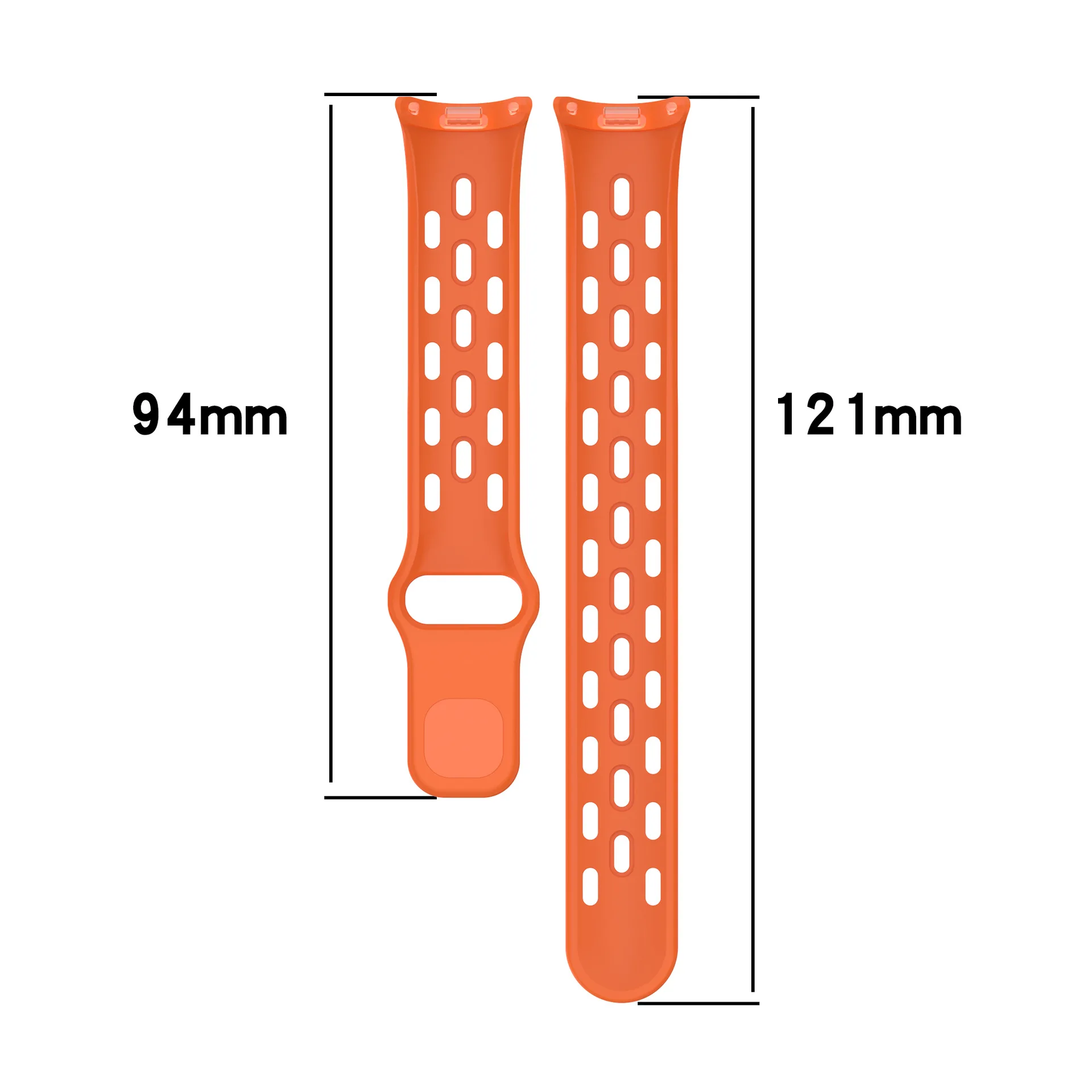 Breathable Silicone Strap for Xiaomi Mi Band 8/9/10 5 Breathable Silicone Strap for Xiaomi Mi Band 8/9/10 - Image 5
