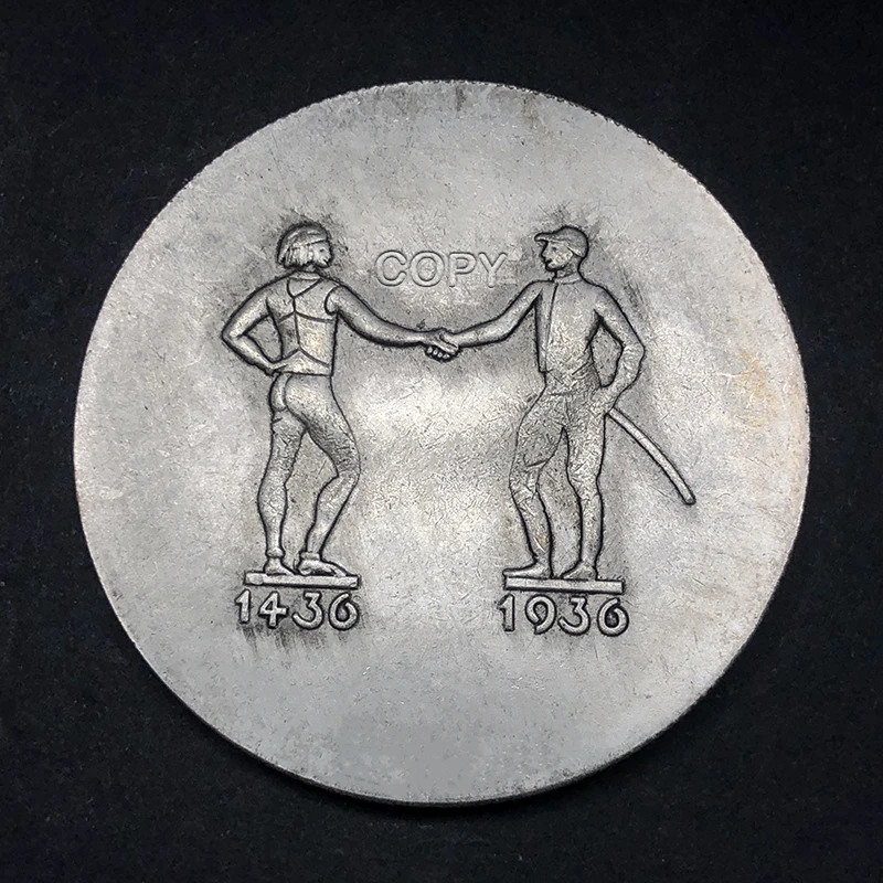 Vintage German 1436-1936 Coin Replica 1 Vintage German 1436-1936 Coin Replica