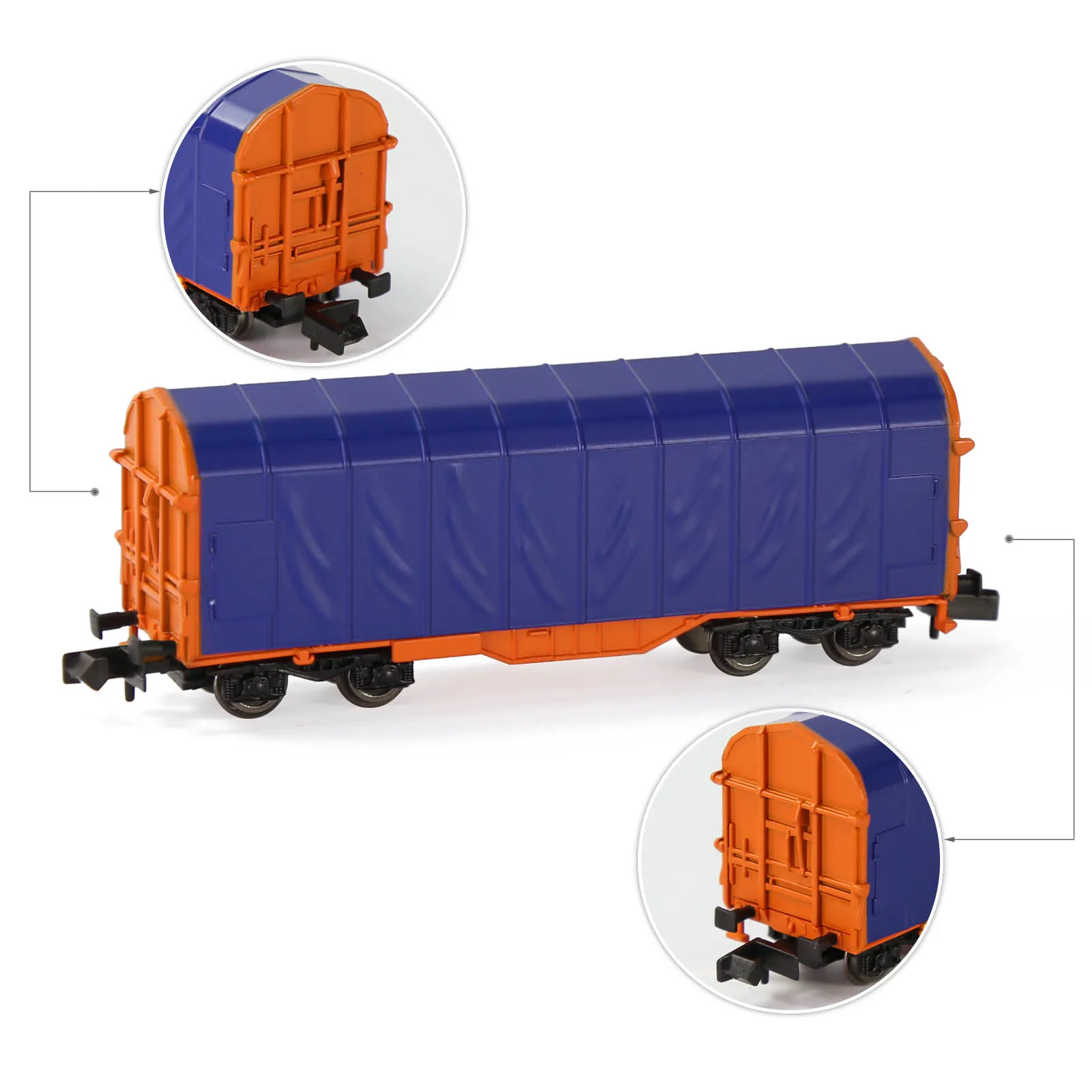 Evemodel N Scale Covered Coil Freight Car 7 Evemodel N Scale Covered Coil Freight Car - Image 7