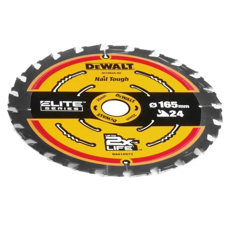 DEWALT 165mm Circular Saw Blades 24T & 40T 4 DEWALT 165mm Circular Saw Blades 24T & 40T - Image 4