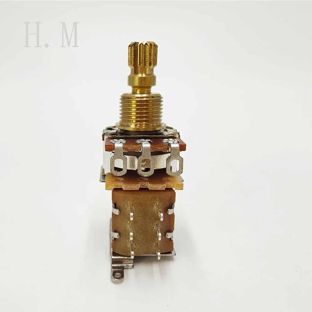 Durable 18mm Brass Split-Shaft Guitar Potentiometer 3 Durable 18mm Brass Split-Shaft Guitar Potentiometer - Image 3