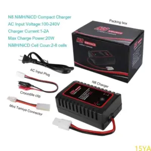 N8 Compact RC Charger for NiMH/NiCd Batteries 8 Sa8857c01700a4cf09f668e8257e528caS