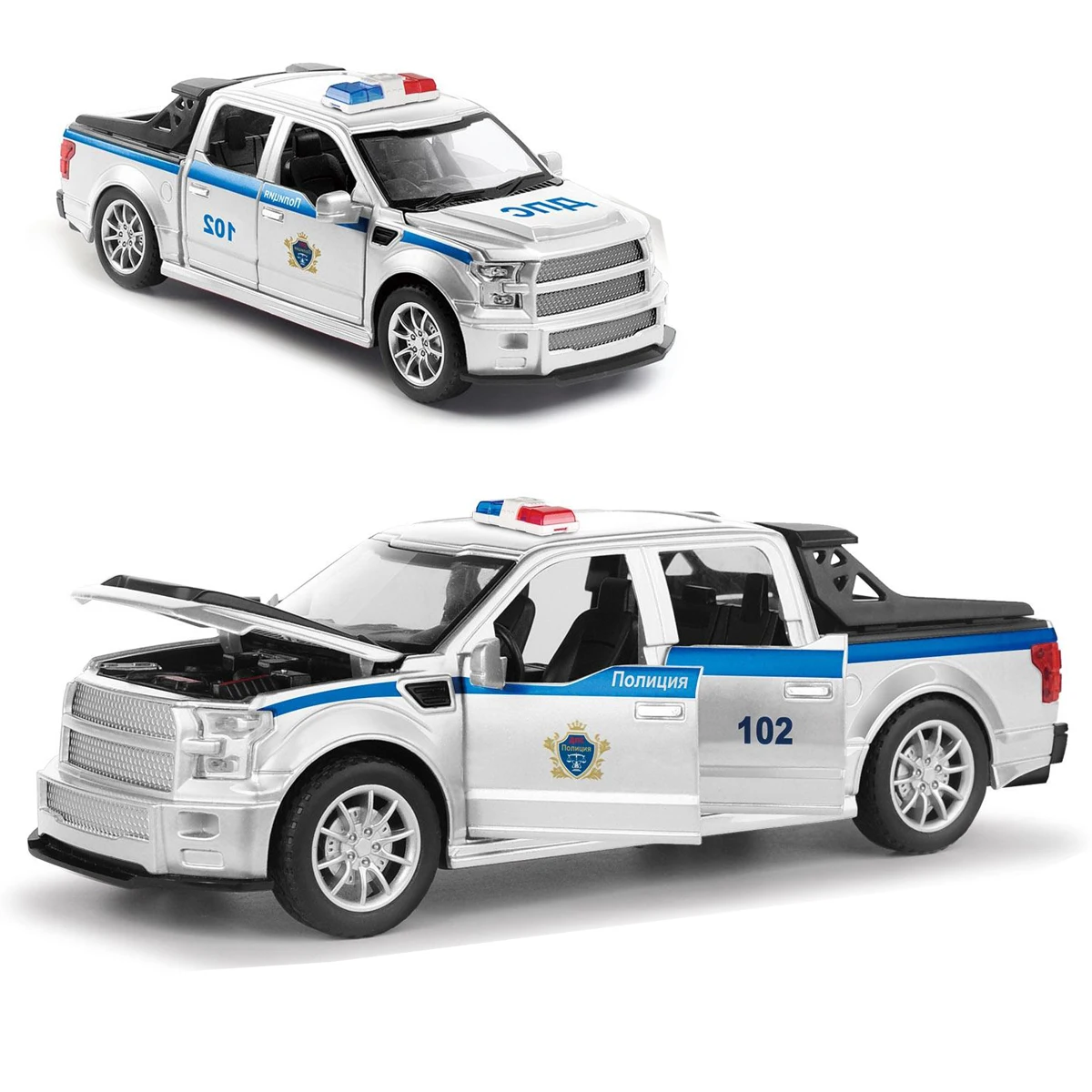 1:22 Scale Police Alloy Model Vehicle 5 1:22 Scale Police Alloy Model Vehicle - Image 5