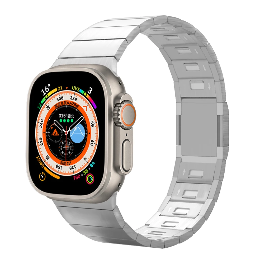Stainless Steel Apple Watch Ultra Band for 38-49mm 7 Stainless Steel Apple Watch Ultra Band for 38-49mm - Image 7