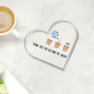 Heart-Shaped Acrylic Teacher Appreciation Ornament 9 Sa8ddbf58ff81464dbf2bb4150ad434cfa