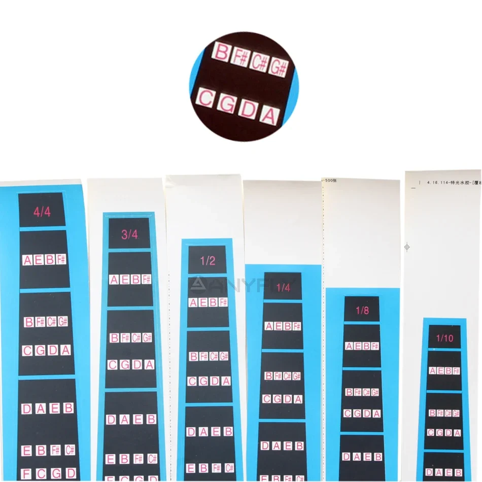 Violin Practice Sticker Set for All Sizes 5 Violin Practice Sticker Set for All Sizes - Image 5