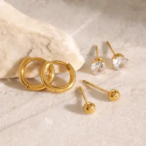 Elegant Stainless Steel Women's Earrings Set 12 Sa8ee1f9eabe240369ae989998f5c8f9ep