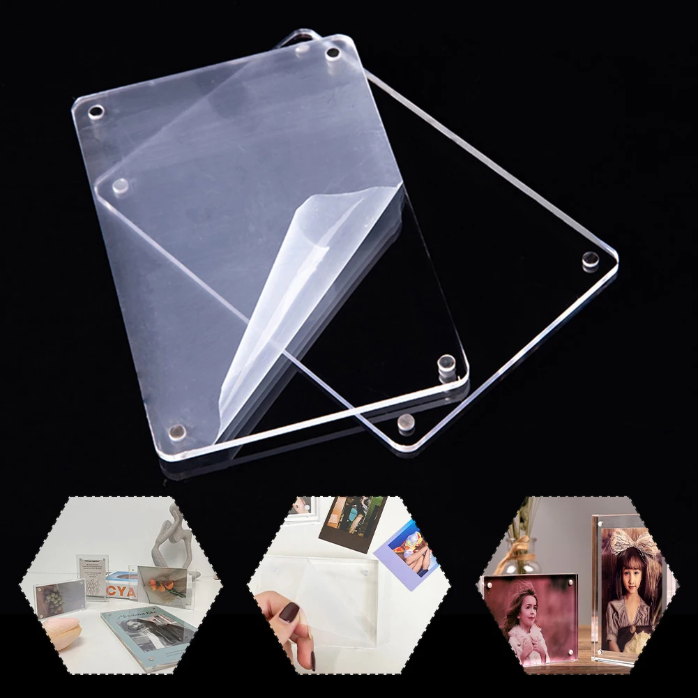 Modern Acrylic Magnetic Photo Frame 7 Sizes 5 Modern Acrylic Magnetic Photo Frame 7 Sizes - Image 5
