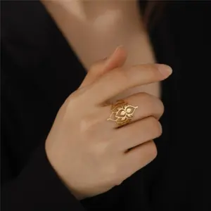 Vintage Floral Filigree Adjustable Ring for Women 13 Sa8f70a9e0931499ab9dccecb1f790d09D