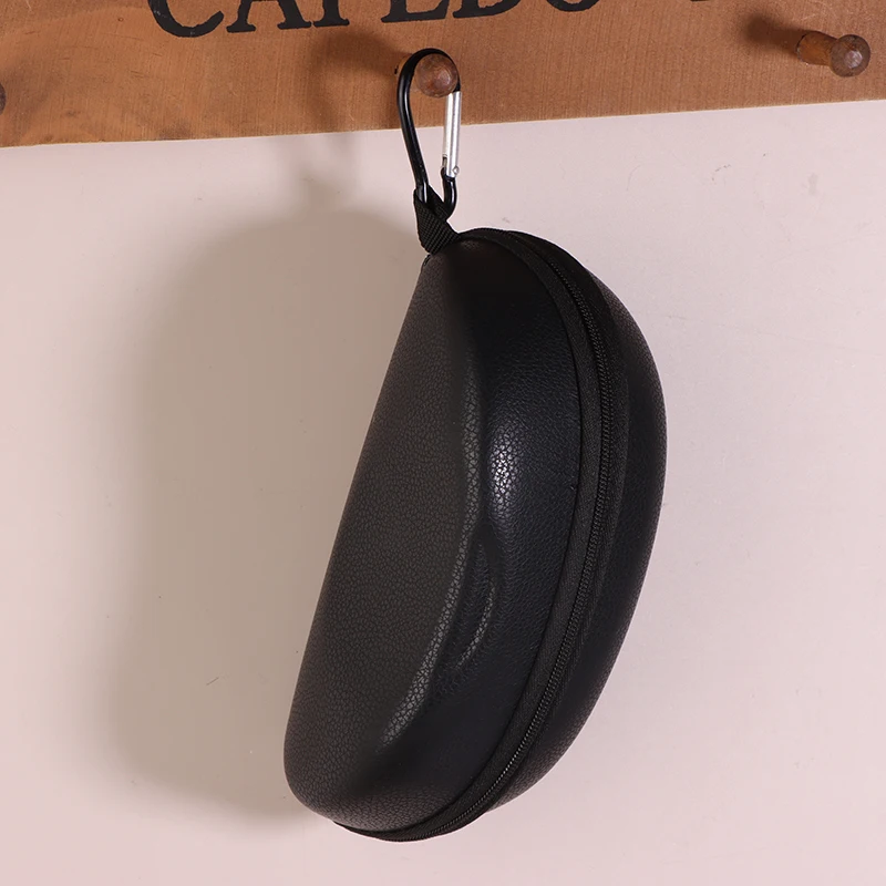 Black Leather Sunglasses Case for Unisex 5 Black Leather Sunglasses Case for Unisex - Image 5