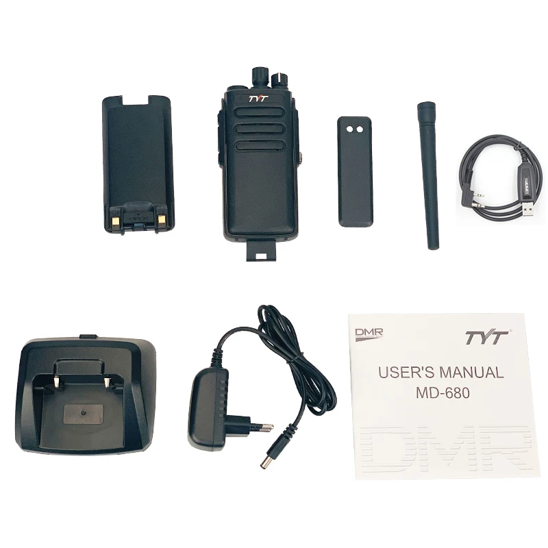 TYT MD-680 10W UHF 400-470MHz Digital Walkie Talkie, IP67 Waterproof Business 16Ch DMR Radio 5 TYT MD-680 10W UHF 400-470MHz Digital Walkie Talkie, IP67 Waterproof Business 16Ch DMR Radio - Image 5