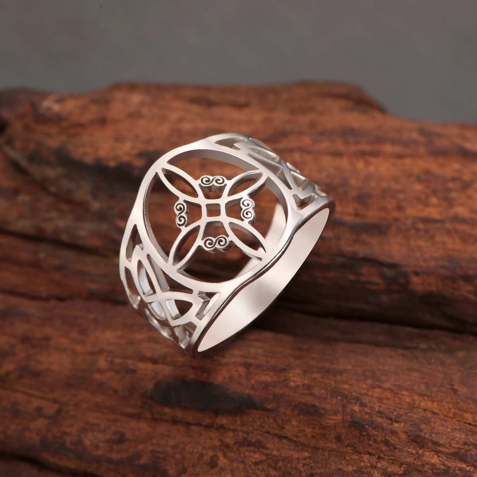 Celtic Knot Stainless Steel Ring for Adults 2 Celtic Knot Stainless Steel Ring for Adults - Image 2