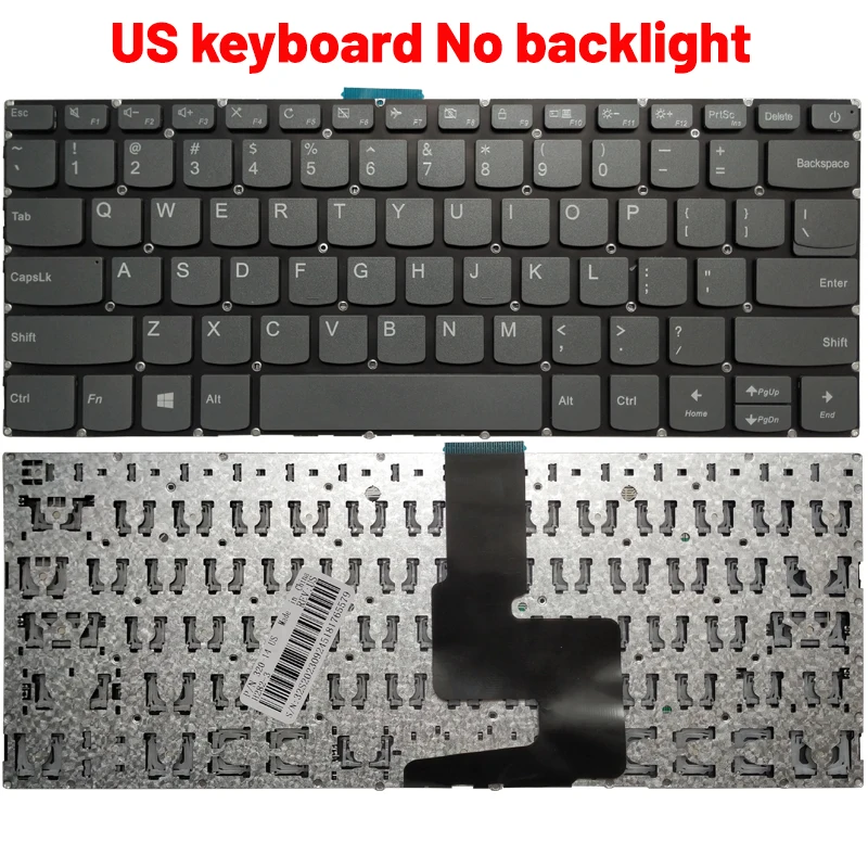 Lenovo IdeaPad & S145 Matte Black Keyboard Replacement 4 Lenovo IdeaPad & S145 Matte Black Keyboard Replacement - Image 4