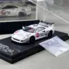 White 1:64 Scale Race Car Model
