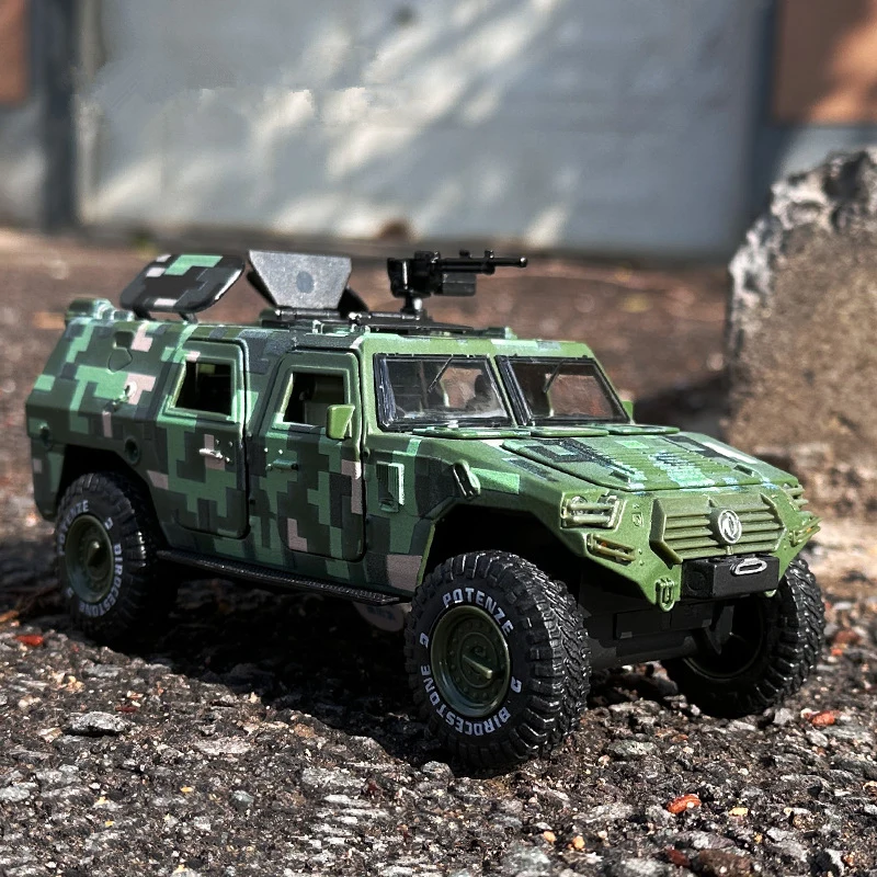 1:24 Scale Military Alloy Off-Road Armored Vehicle 8 1:24 Scale Military Alloy Off-Road Armored Vehicle - Image 8