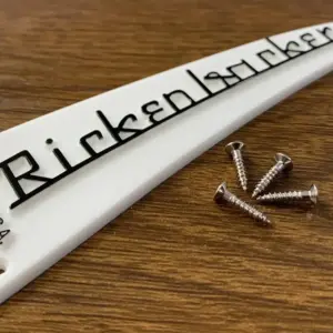 Rickenbacker Truss Rod Cover Black or White 7 Sa95735864cd8492fa074683529e602abA