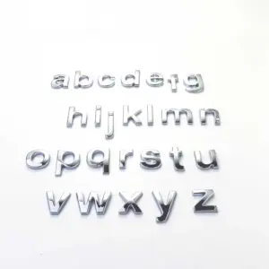 Chrome Lowercase Letter Set for Customization 7 Sa95cab05a42a4405bea7fd9d8ee53f25p