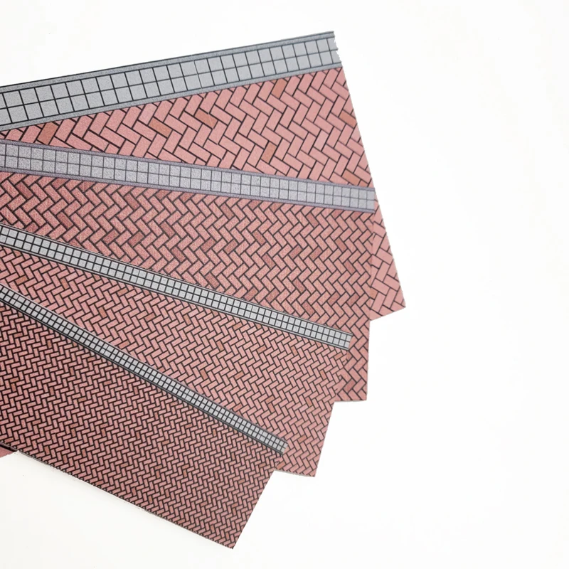 Miniature Brick Pavement Plates Set for Dioramas 5 Miniature Brick Pavement Plates Set for Dioramas - Image 5