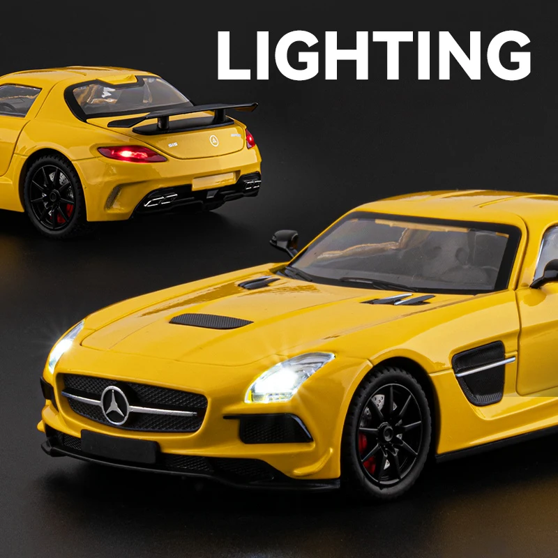 Mercedes-Benz SLS AMG 1:24 Diecast Model 3 Mercedes-Benz SLS AMG 1:24 Diecast Model - Image 3