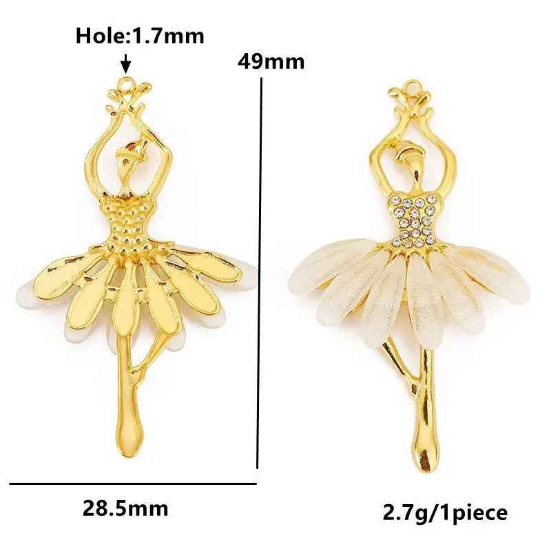 Stainless Steel Ballet Dragonfly Charms Set 8 Stainless Steel Ballet Dragonfly Charms Set - Image 8