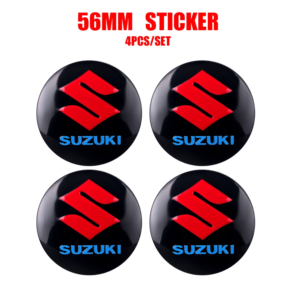 Suzuki Wheel Center Caps Set 54-60mm 9 Suzuki Wheel Center Caps Set 54-60mm - Image 9