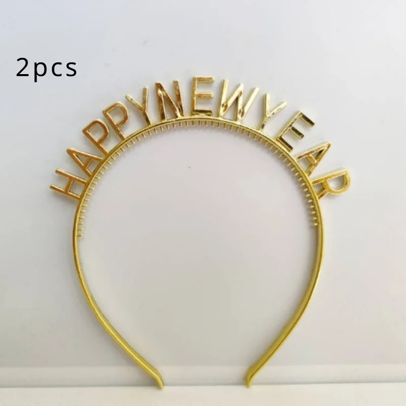HAPPY NEW YEAR Headbands Set (6 Pieces) 6 HAPPY NEW YEAR Headbands Set (6 Pieces) - Image 6