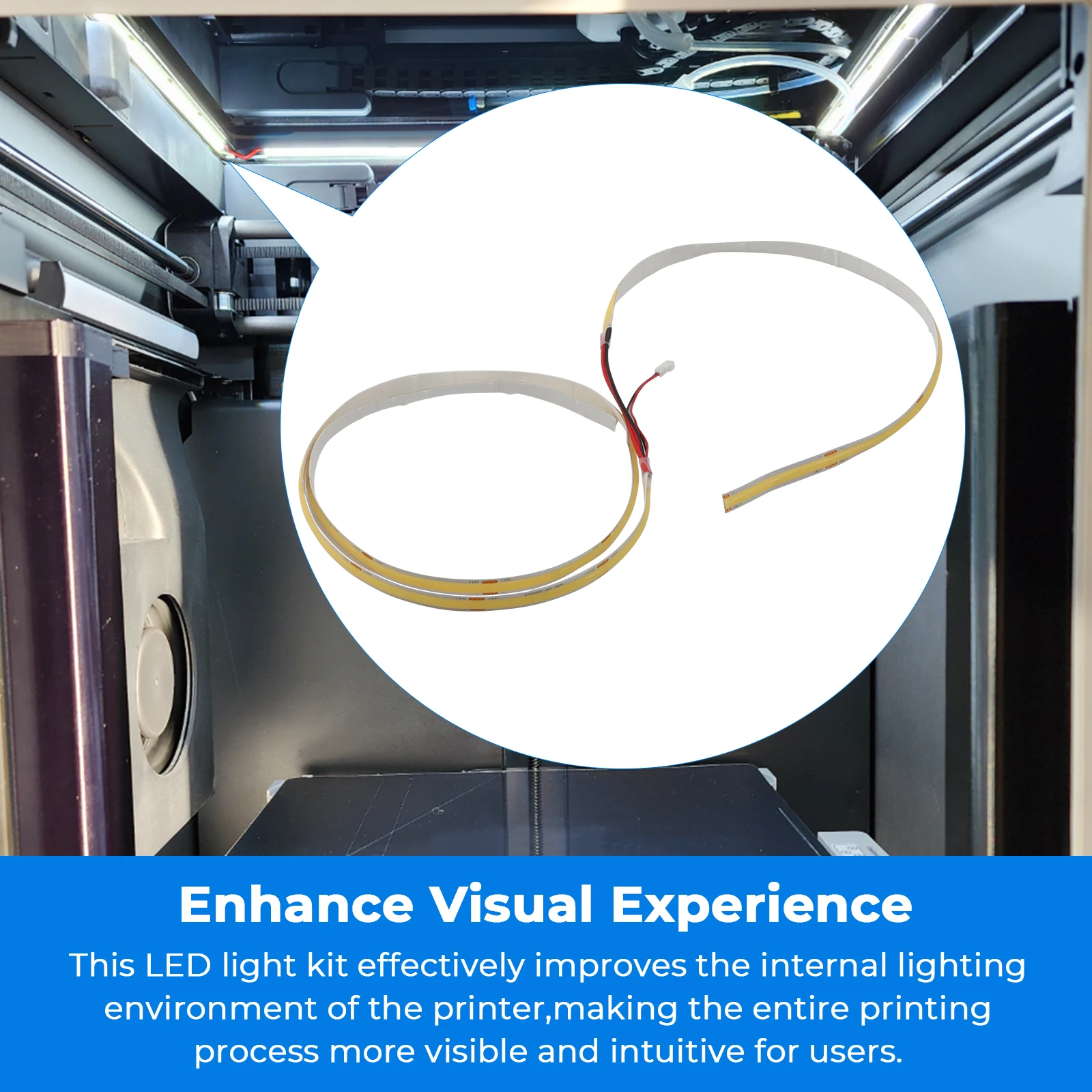 K1 Series LED Light Kit Upgrade with COB Strips 2 K1 Series LED Light Kit Upgrade with COB Strips - Image 2