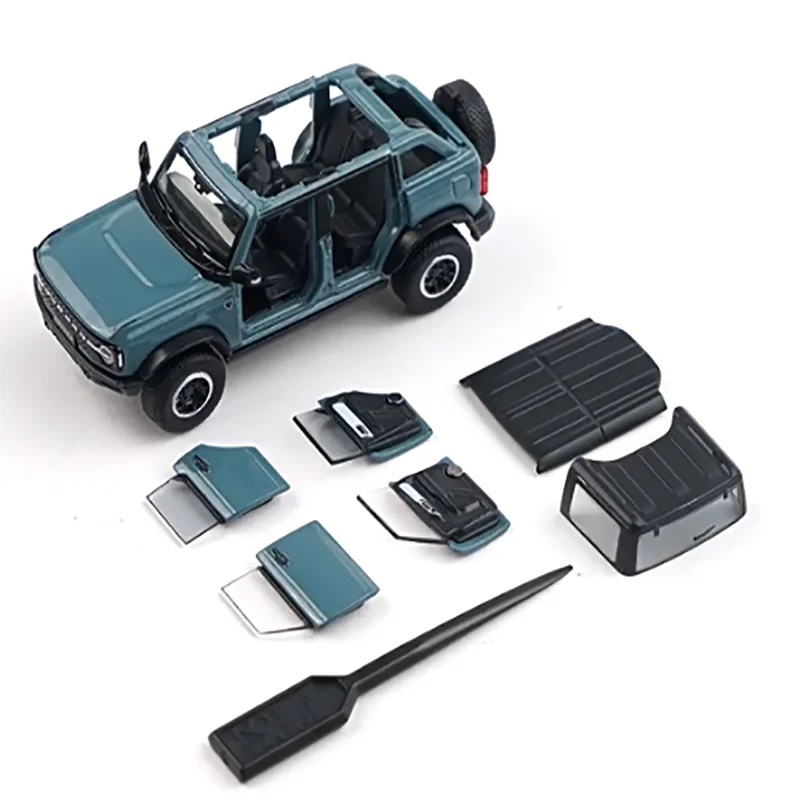Miniature 1/64 Scale Ford Bronco Model in Blue 5 Miniature 1/64 Scale Ford Bronco Model in Blue - Image 5