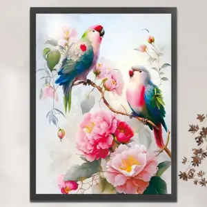 Whimsical Pastel Chick Wall Art with Metal Frame 13 Saa0bf96766ae4deb9c3f6aea46f5e40bH