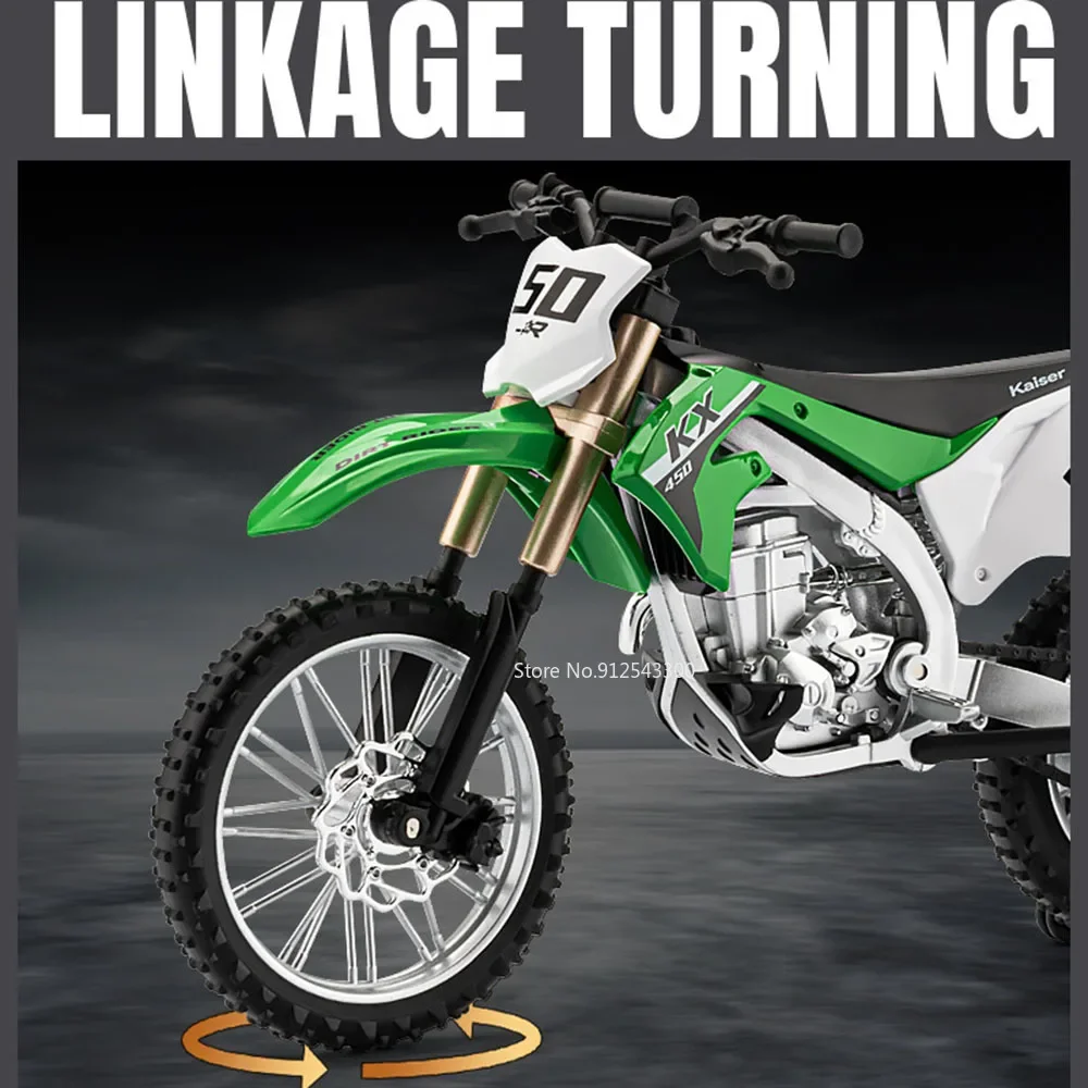 Kawasaki KX450 1:12 Scale Collectible Model 4 Kawasaki KX450 1:12 Scale Collectible Model - Image 4