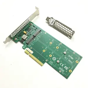 Hua Lai Jie NVMe PCIe Card Dual M.2 Slots 6 Saa28b13c9e444266b581418c507db2e9M