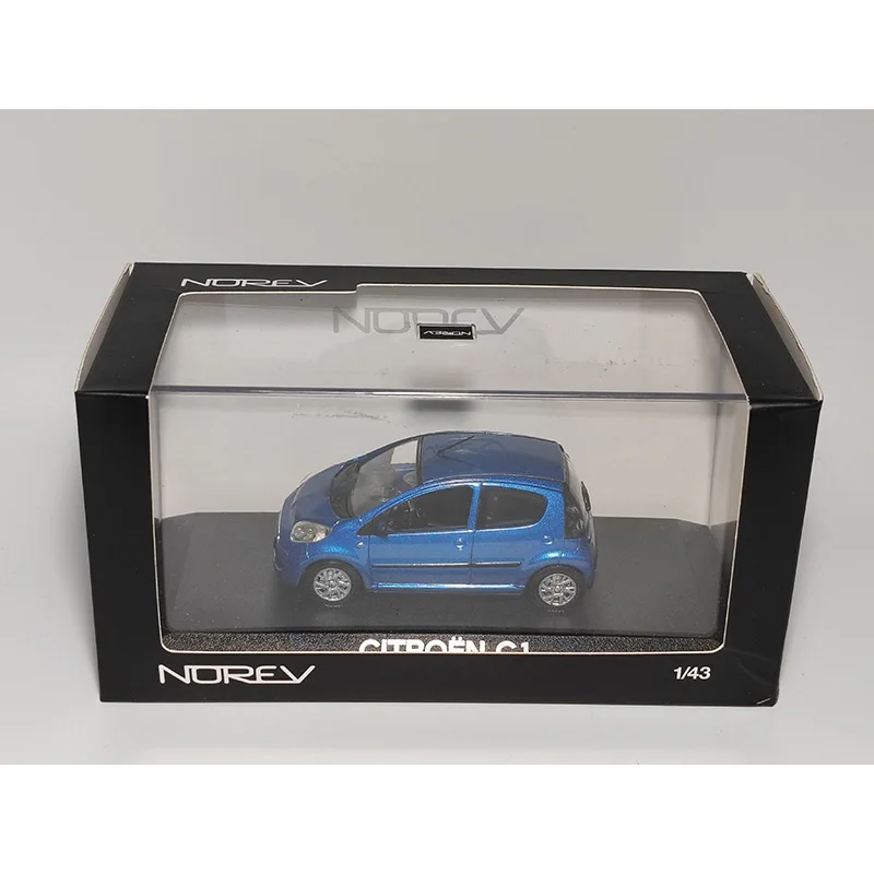 Vibrant Blue Citroën C1 Sedan Diecast Model 5 Vibrant Blue Citroën C1 Sedan Diecast Model - Image 5