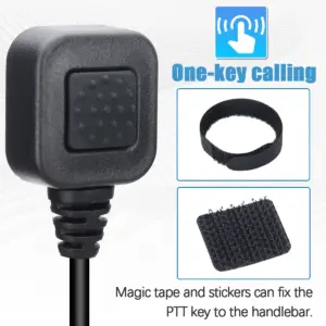 Black Motorcycle Helmet Headset System 8Ω Speakers 10 Saa755d5556a04880ba7e1b297f15498eR