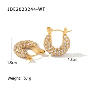 Stainless Steel Geometric Hoop Earrings Collection 16 Saa761452fc4c4ec08b8d75d44297102cA
