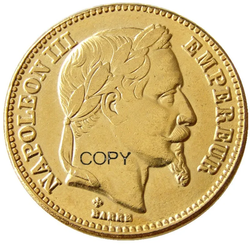 Vintage 1866 French Heritage Replica Coin 3 Vintage 1866 French Heritage Replica Coin - Image 3