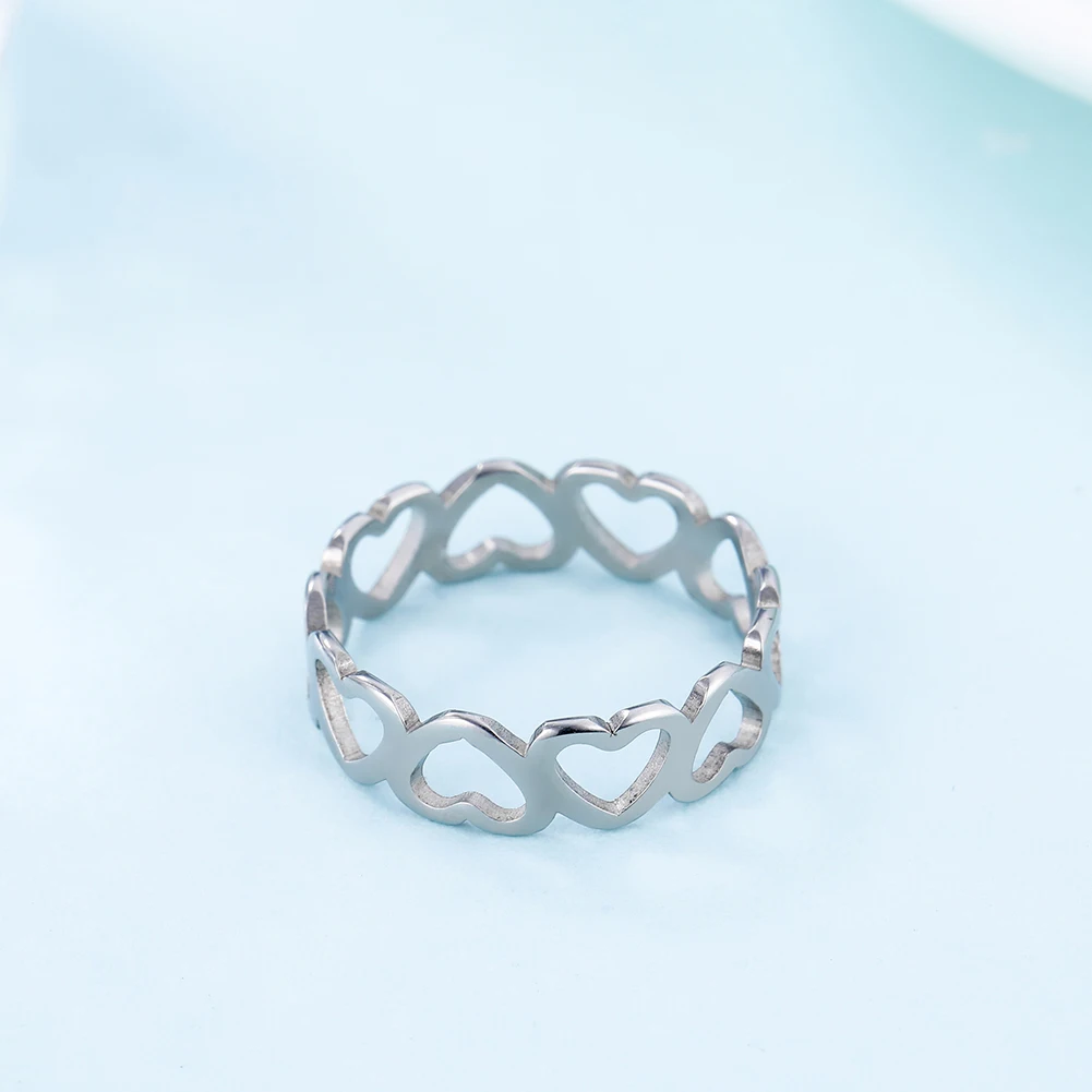 Heart-Shaped Gold Ring for Women 4 Heart-Shaped Gold Ring for Women - Image 4