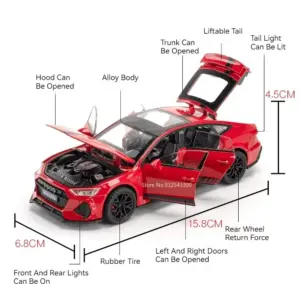 Black Audi A6L Model for Collectors 12 Saaff7a7271984405b8889f887ae454c0j