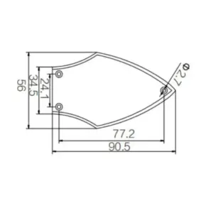 Custom Aluminum Bass Truss Rod Cover in Gold, Black, Silver 9 Sab02fe5718614344aef25e216fa0da345