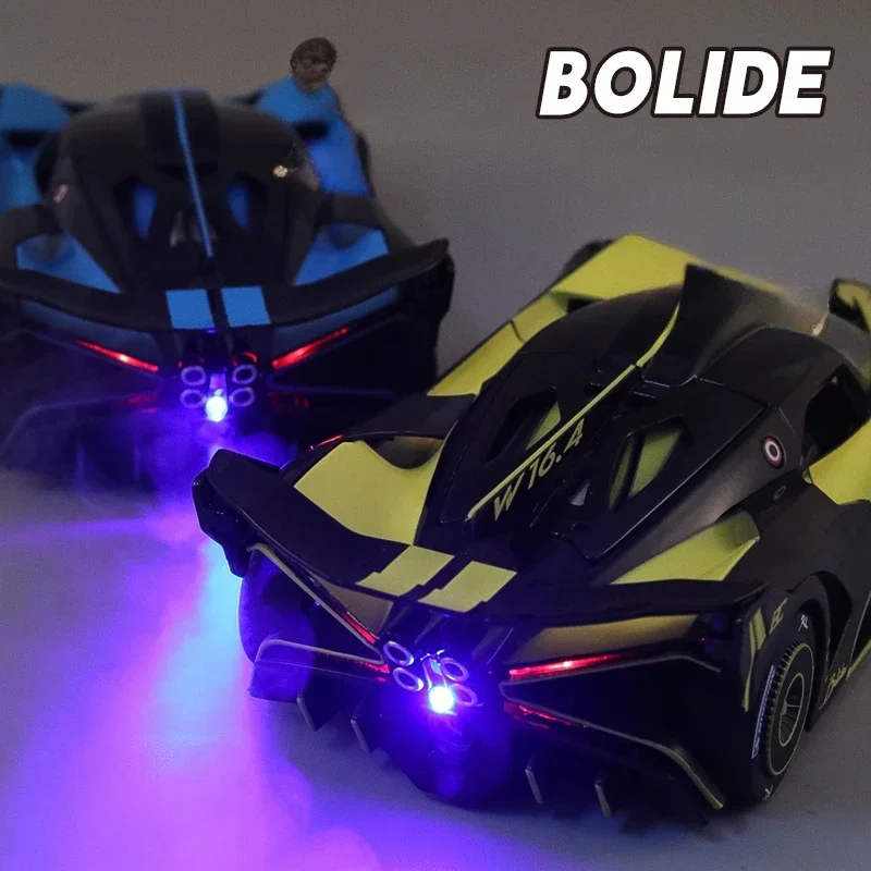 Bugatti Bolide Diecast Model 1:24 Scale with Light Sound 4 Bugatti Bolide Diecast Model 1:24 Scale with Light Sound - Image 4