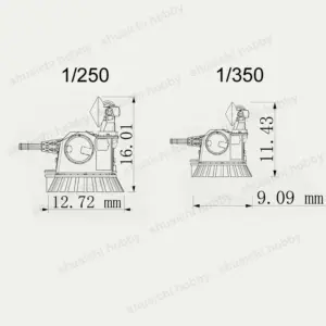 Naval Gun Model Kit in 6 Scales 11 Sab2293b988914eb78f6c05caac6bac050