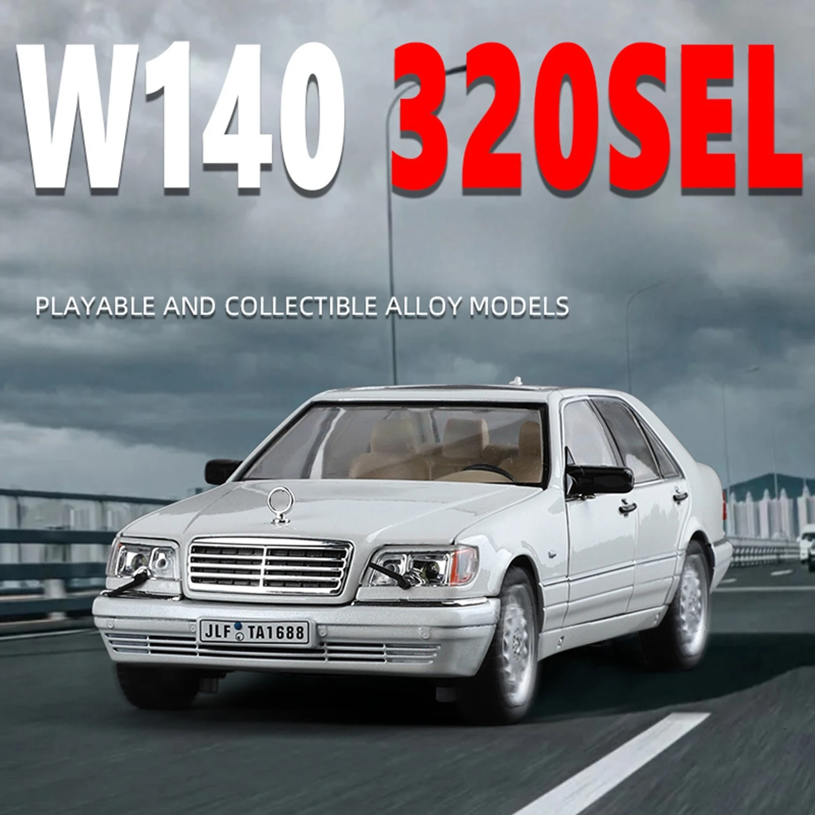 1/24 Mercedes-Benz W140 320SEL Limousine Model 3 1/24 Mercedes-Benz W140 320SEL Limousine Model - Image 3