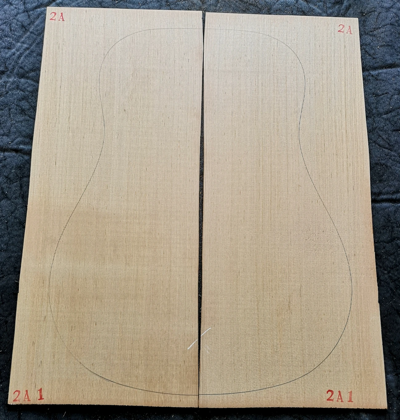 Premium AA Grade Red Cedar Guitar Top Set 2 Premium AA Grade Red Cedar Guitar Top Set - Image 2