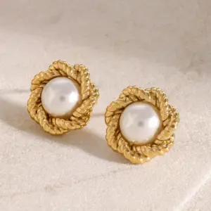 Stainless Steel Pearl Earrings Model JDE2408069 7 Sab6b8b538ac34259b0e3a544a9114179C 1